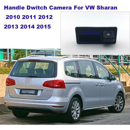 Yessun Rear Trunk Tailgate Back Door Handle Rear View camera HD For Volkswagen Sharan 2010 ~2015 HD camera