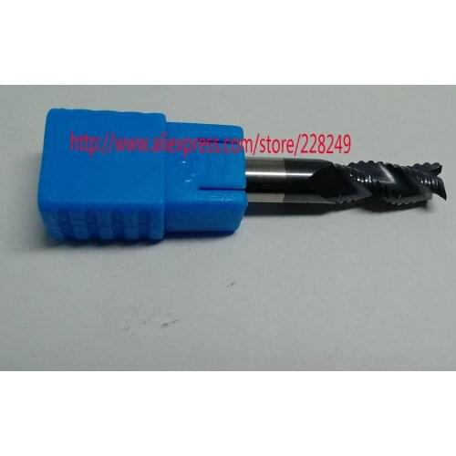 1pc D4*11*D4*50 HRC45 3 Flutes Tungsten Solide Carbide Roughing End Mills For CNC Milling Tools