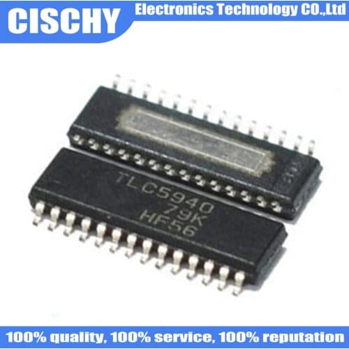 10pcs/lot TLC5940PWPR TLC5940PWP TLC5940 HTSSOP-28 In Stock