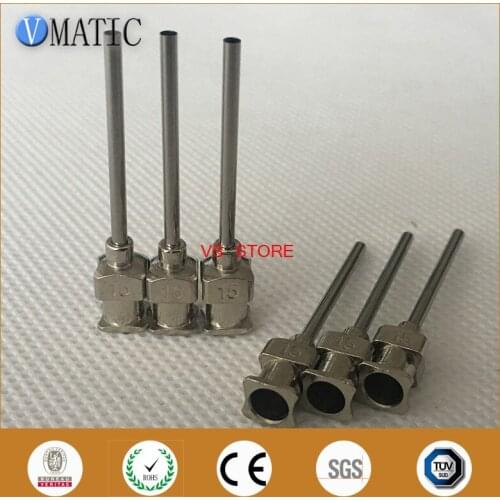 Free Shipping 12Pcs 1 Inch Tip Length 15G High Precision Stainless Steel Dispensing Needles