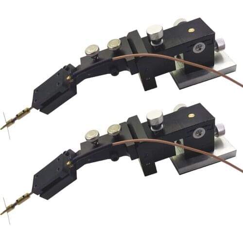 2pcs IV Probe Holder IV Chip Contact Test Bench Current Probe Stage 3D Translation Fine Tuning Fixture Slide Table Y