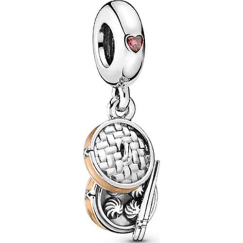 2019 New Original 925 Sterling Silver Bead Chinese Bao Dangle Charm Food Fit Pandora Bracelet Bangle Necklace Women DIY Jewelry