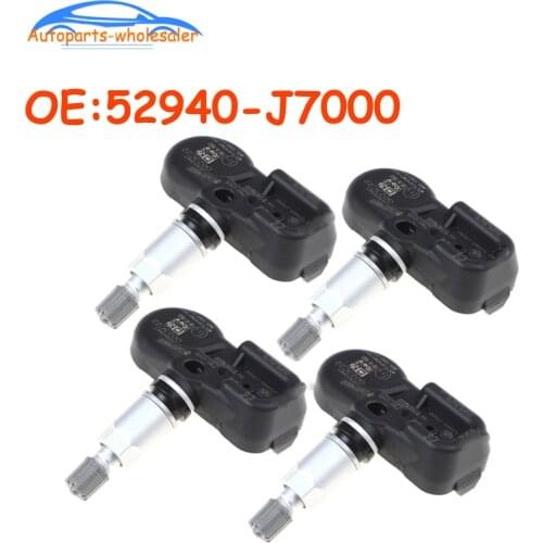 4 PCS Car accessories For 2019 2020 2021 2022 2023 Kia Ceed TPMS Tire Pressure Monitor Sensor 52940-J7000 52940J7000 PMV-CH15
