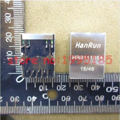 Free Shipping 5PCS/LOT HR911105A HR911105 Single Port RJ45 Connector O 100% new