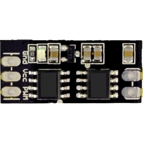 2PCS Mini 24.3x11x2.6mm Two-way 3A Brushed ESC Electronic Speed Control 3.5V-15V(1-3S) for DC Coreless Motor N20 Geared Motor