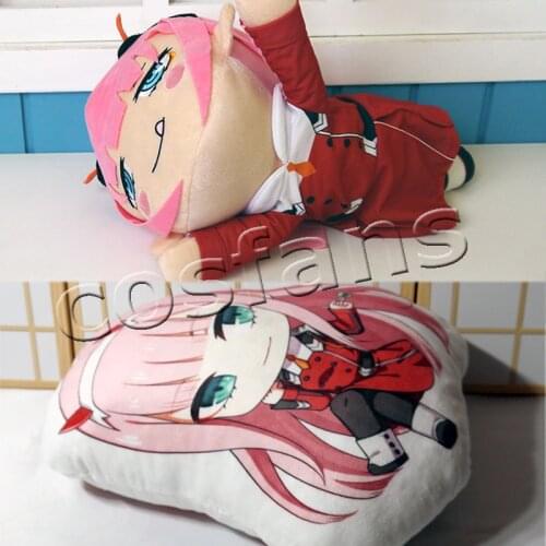 Anime Darling in the Franxx code 002 figure plush doll ZERO TWO stuffed toy pillow 40cm for gift