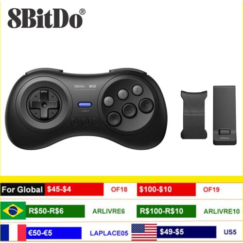 8BitDo M30 Bluetooth Gamepad for Sega Genesis Mega Drive Style for Nintend NS Switch Bluetooth Game Controller