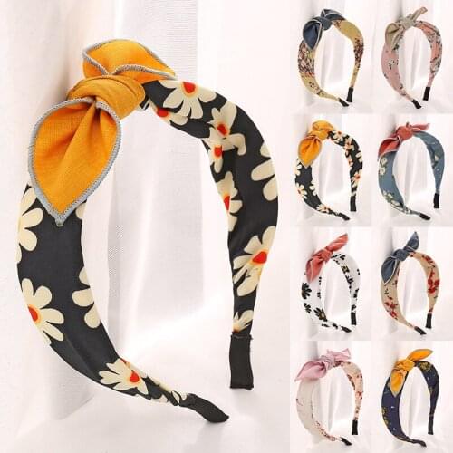Hairlyah New Style Ladies Headban, Fashion Splicing Color Ethnic Style Headwear Ladies Go Out All-match Headband