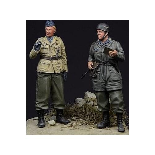 1/35 Risen Figures Model Kits German Fallschirmjagers 2 person Unassambled Unpainted