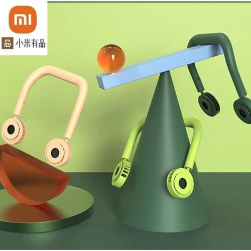 Summer hanging neck fan lazy small fan portable outdoor sports portable mute USB charging for xiaomi youpin