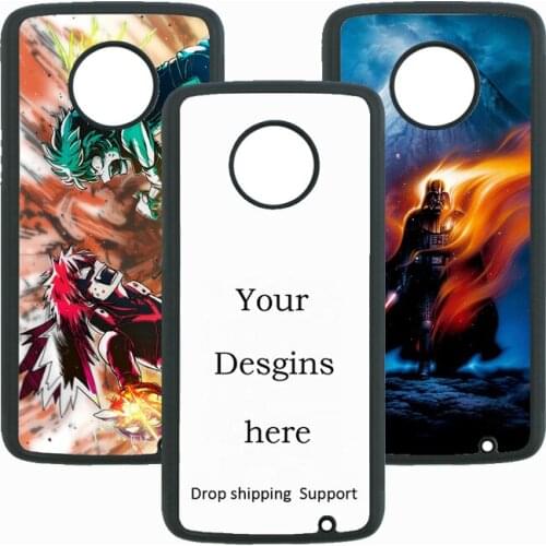 Best popular clear silicone phone case custom logo for Motorola E5 Plus/E5 Play/G6/G6 Plus PC phone case dropshipping support