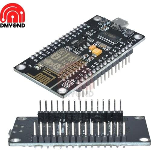 NodeMCU V3 ESP8266 CH340G ESP-12E Lua WIFI Internet of Things Development Board CH340 with PCD Antenna Micro USB Connector Port