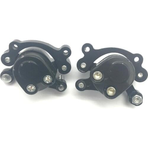 New For 49cc Mini Pocket Bike Motorcycle Parts Front & Rear Brake Caliper Disc Black
