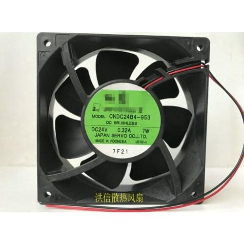 Original servo cndc24b4-953 DC24 V 0.32A 7W 12cm 12038 inverter fan