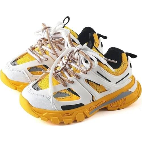 NEWDISCVRY Autumn New Kids Sport Sneakers Children Casual Shoes Baby Girls Mesh Running Shoes Boys Brand Black Sneakers Trainers