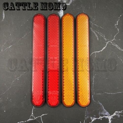 Motorcycle Front Fork Leg Reflectors Shock Reflective Case For Harley Sportster 883 1200 Softail Dyna Fatboy FLHR Electra Glide