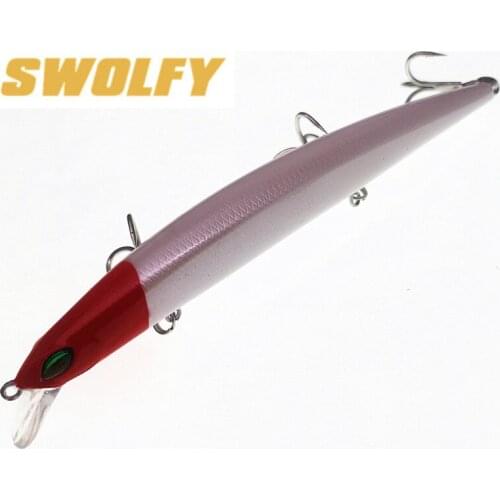 Swolfy 4PCS/LOT Fishing Lure 150mm 20g Shallow Range Floating Water Minnow Excellent Quality Hard Bait bass Fish