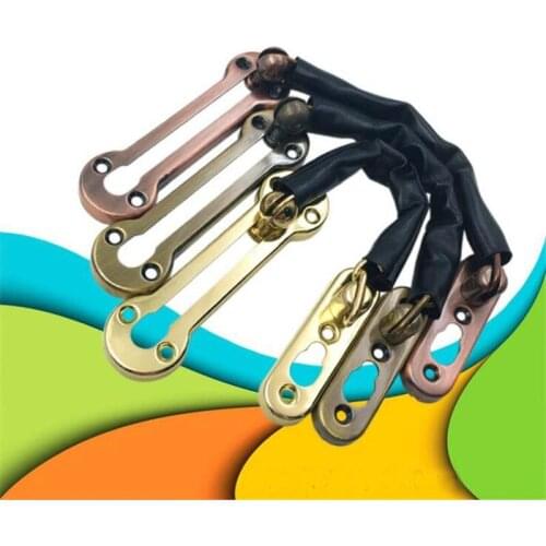 Anti-theft Stainless Steel Hotel Door Chain Latch Safety Guard Security Lock Security Limiter Tools Hardware For Home Door