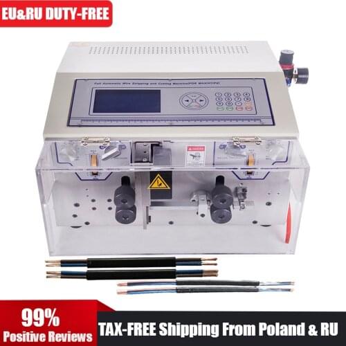 SWT508 BHT2 Double Peeling Stripping Cutting Machine 300W Computer Automatic Wire Strip Stripping Machine 0.1-4.5mm2 AWG10-AWG28