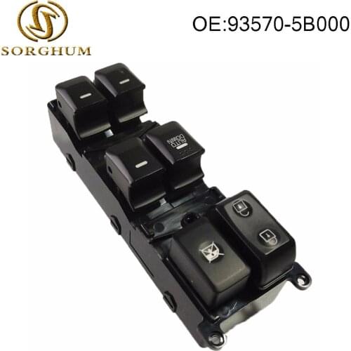 93570-5B000 935705B000 Front Left Window Lifter Control Switch For Kia