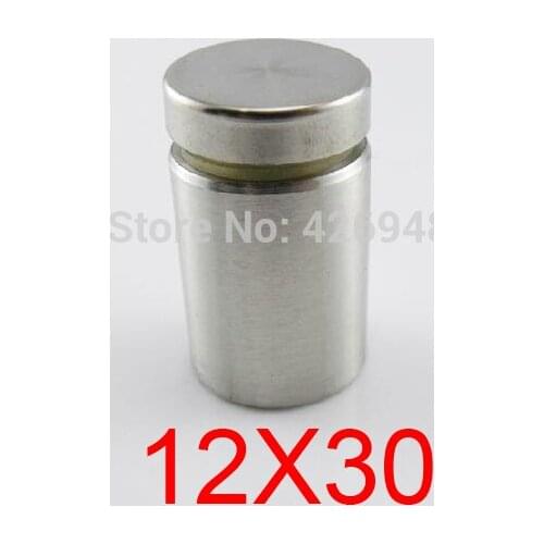 12X30 30mm length Stainless steel nail advertising ss screw,Acrylic nails,Billboard LED SIGN trunk-nail Mirror glass nail