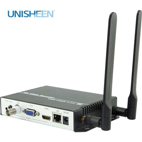 IPC 1080P MPEG-4 AVC RTSP RTMP UDP H.264 Wireless Decoder VGA HDMI BNC Output Repleace Topbox PC Transmitter IP