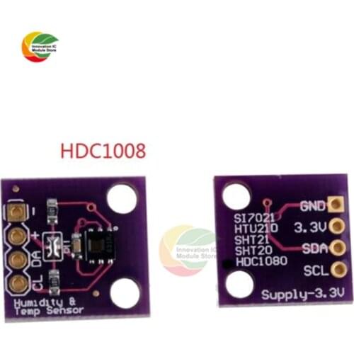 Ziqqucu I2C IIC Digital Humidity Temperature Sensor Breakout Board For Arduino 3-5V Sensor Module Humidity Temperature Module