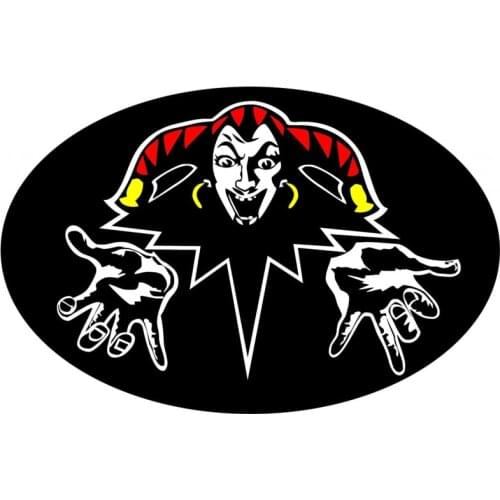 CS-893#21*14cm King and the Clown. Color bells. Full color funny car sticker decal for auto car stickers styling car decoration