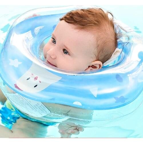 Baby Swimming Neck Ring Floating Inflatable Raft Rings Swim Circle for Infant Kid Bathing Circle Neck Kids Swim Pool Accessories