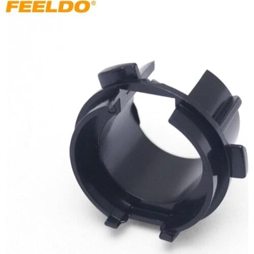 FEELDO 2pcs Auto HID Xenon Bulb Holder Socket Adapter Base For KIA K3 H7 HID Bulb Holders Adapters Base Accessories #HQ2806