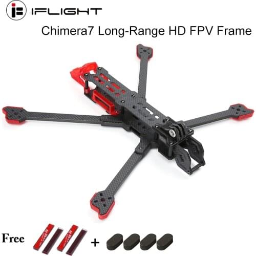 IFlight Chimera7 HD 320mm 7inch FPV Frame Kit with 6mm arm compatible XING 2806.5 Motor 7inch propeller for RC Long-Range Drone