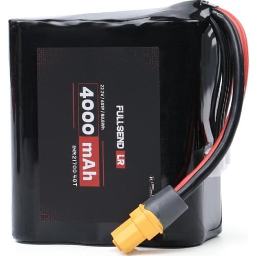 IFlight FULLSEND LR INR21700-40T 4000mAh 6S1P 22.2V / 4S1P 14.8V Li-Ion Battery with XT60H Connector for FPV
