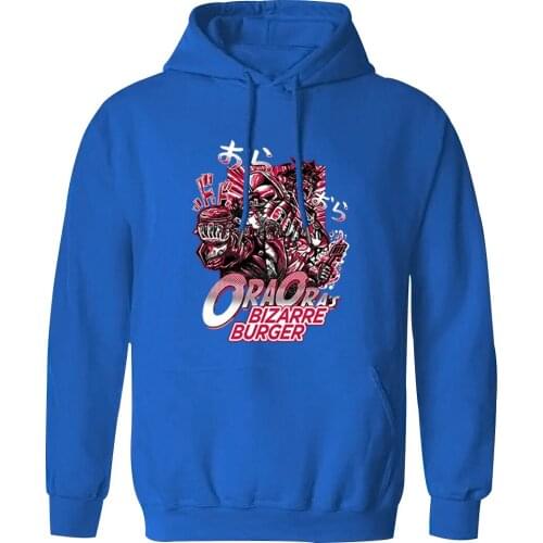 JOJO Cartoon Hoody For Mens K-pop Long Sleeve Tops Leisure Standard Mans Clothing Retro Hoody Outwear Fashion Moletom Masculino