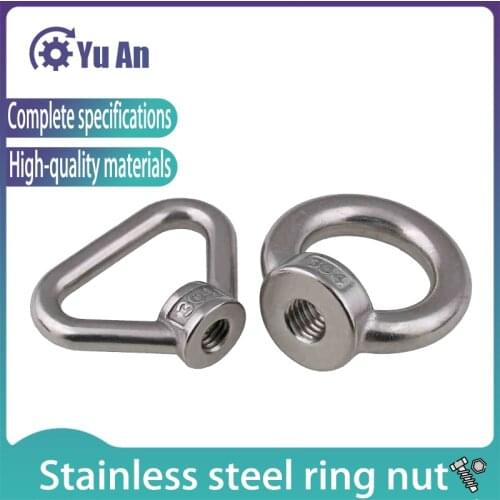Stainless Steel Ring Nut Ring/triangle Ring/ring Nut M3-M24 1Pcs