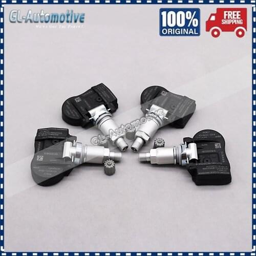 Set of (4) TPMS LR000590 Tire Pressure Sensor for JAGUAR XJ F-TYPE LAND ROVER LR4 ROVER EVOQUE LR010537 LR018859 LR021936 315MHz