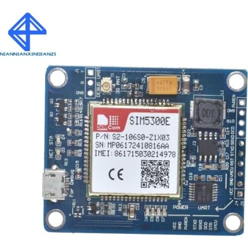 SIM5300E 3G module Development Board Quad-band GSM GPRS GPS SMS with PCB Antenna