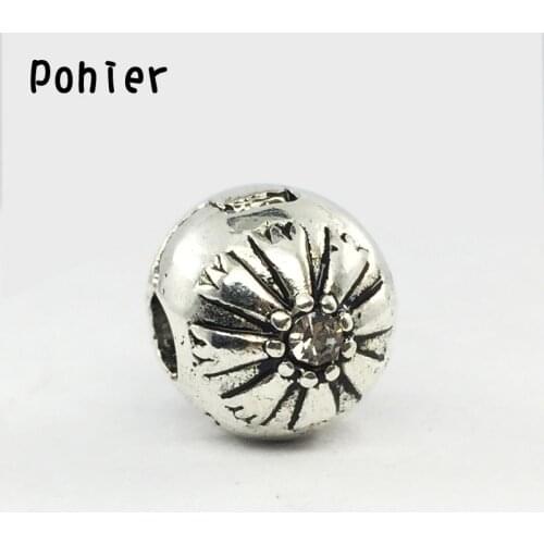 DIY Fashion Solaris Clips Stopped Safty Charms European Beads Fit Charms Bracelets&Bangle For Women Jewelry