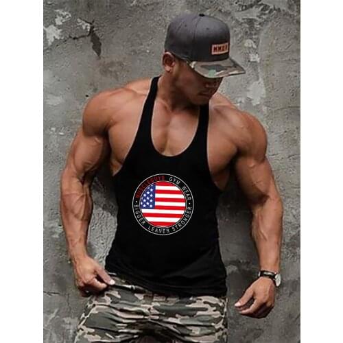 Muscleguys Summer Clothing Gyms Tank Top Mens Fitness Y Back Cotton Sleeveless Shirts Men Bodybuilding Stringer Tanktop