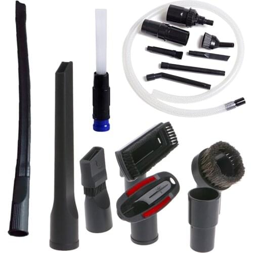 5pcs/lot 32mm Vacuum Cleaning sets horse brush Flat Suction Brush sofa suction brush PP brush universal vacuum cleaner