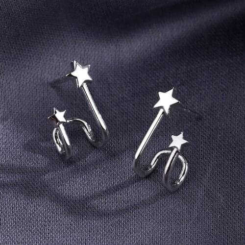 Todorova Minimalist Star Geometric Stud Earrings for Women Trendy Statement Earrings Brincos Earrings Bijoux Jewelry Gift