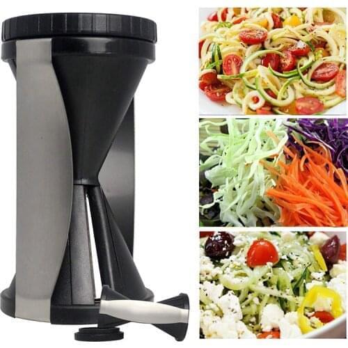 Spiralizer Vegetable Spiral Slicer Cutter Maker Grater Accessoires Kitchen Gadgets Carrot Cucumber Courgette Fruit Peeler Tool