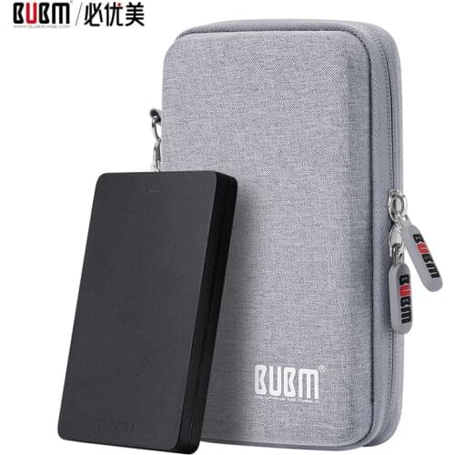 BUBM bag for hard disk package USB U Shield/ U Disk/ Headphones/ SD Cards Flash Drive Sticks Carrying Case Travel Organizer