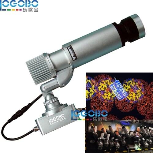 Fast Shipping Exterior 20W Led Light Image Monogram Projector with Custom Projektor Gobos Designs for Home & Garden Decorations