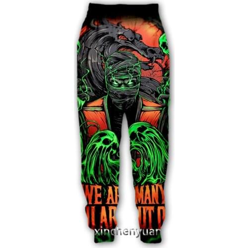 Xinchenyuan New Men/Women Mortal Kombat 3D Printed Casual Pants Fashion Streetwear Men Loose Sporting Long Trousers F43