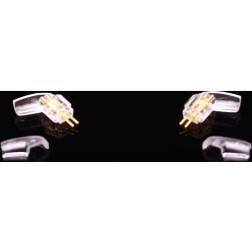 20Pairs/Lot L Shape 0.78mm Earphone Pins Plug Connector For Westone W4r UM3X UM3RC DIY Audio Cables