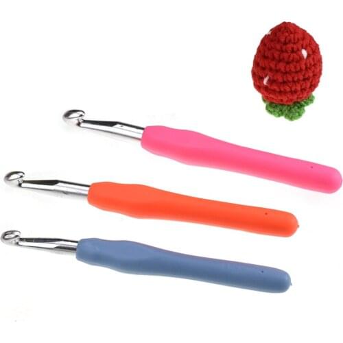 Ergonomic Crochet Hook Set 46pcs with Yarn Knitting Needles Sewing Tools Full