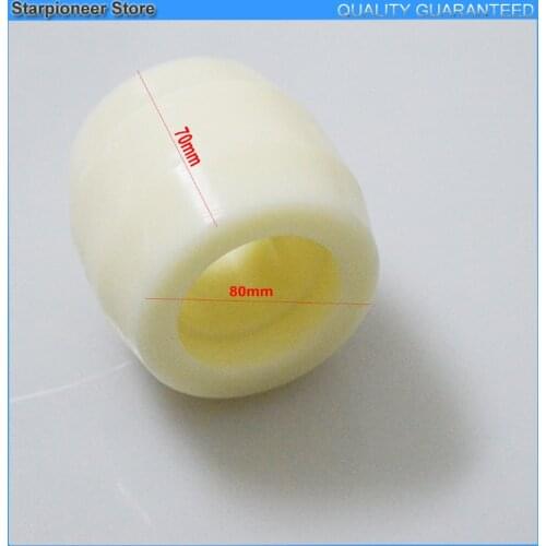 Hydraulic pallet truck wheels hand pallet truck wheel 70x80 mm White Nylon