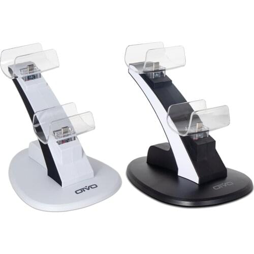 Compact Charging Station Charger Dock Stand Dual Slot fits for PS5 Controller,Easy to Use
