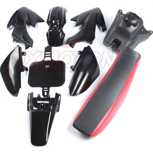 CRF50 Plastics Fender Fairing Kit Seat Gas Fuel Tank for Honda CRF50 70 90 110 125cc