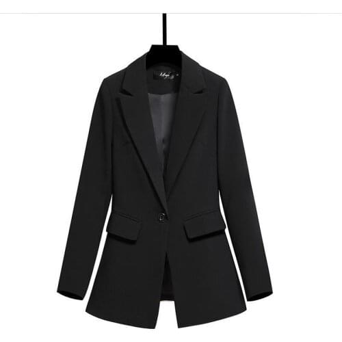 Plus Size Suit Women Blazer New 2021 Casual Suits Women Clothing Short Slim Spring And Autumn Blazers Womens Jackets Black